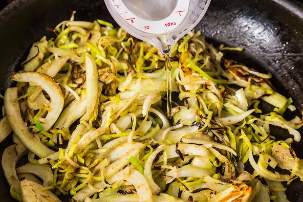 Caramelized Fennel, Leek, and Orange Salad