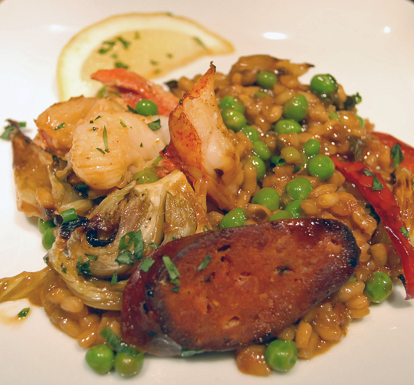 Lobster, Fennel and Chourizo Paella Recipe on Food52