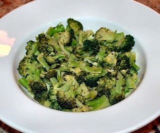 Broccoli with Lime Shallot Dressing