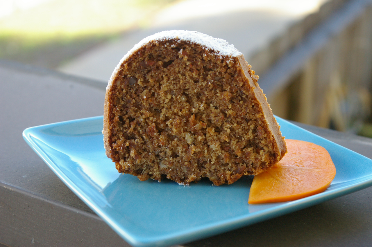 Spiced Persimmon Olive Oil Cake Recipe on Food52