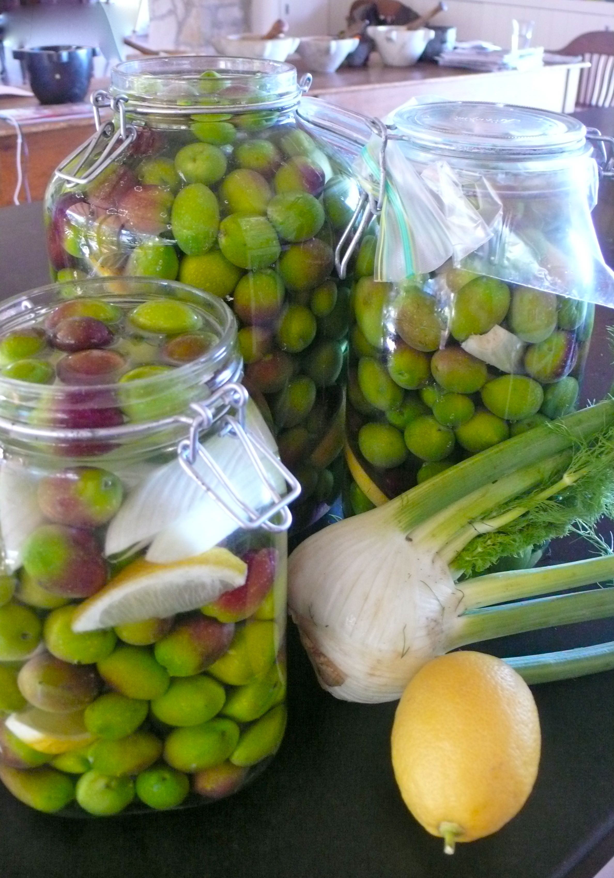 Cured Olives with lemon and garlic Recipe on Food52