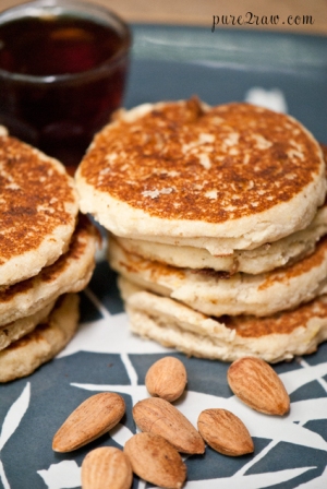Gluten Free Lemon Almond Pancakes