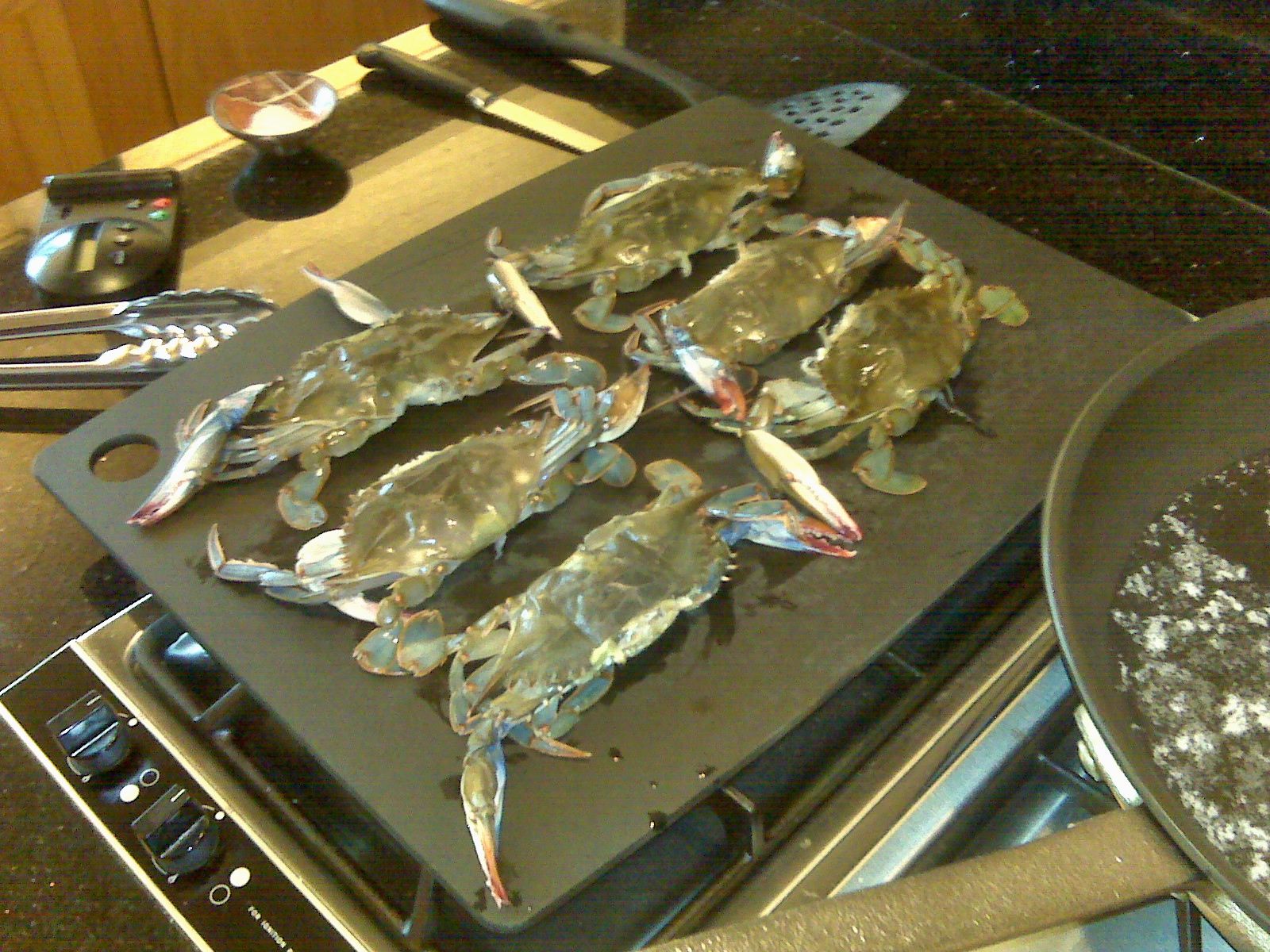 Soft Shell Crabs in Brown Butter Sauce with Capers and Lemon recipe on