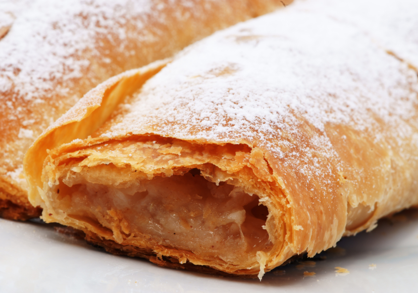 Rhubarb Strudel