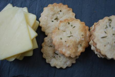 Rosemary Sea Salt Crackers