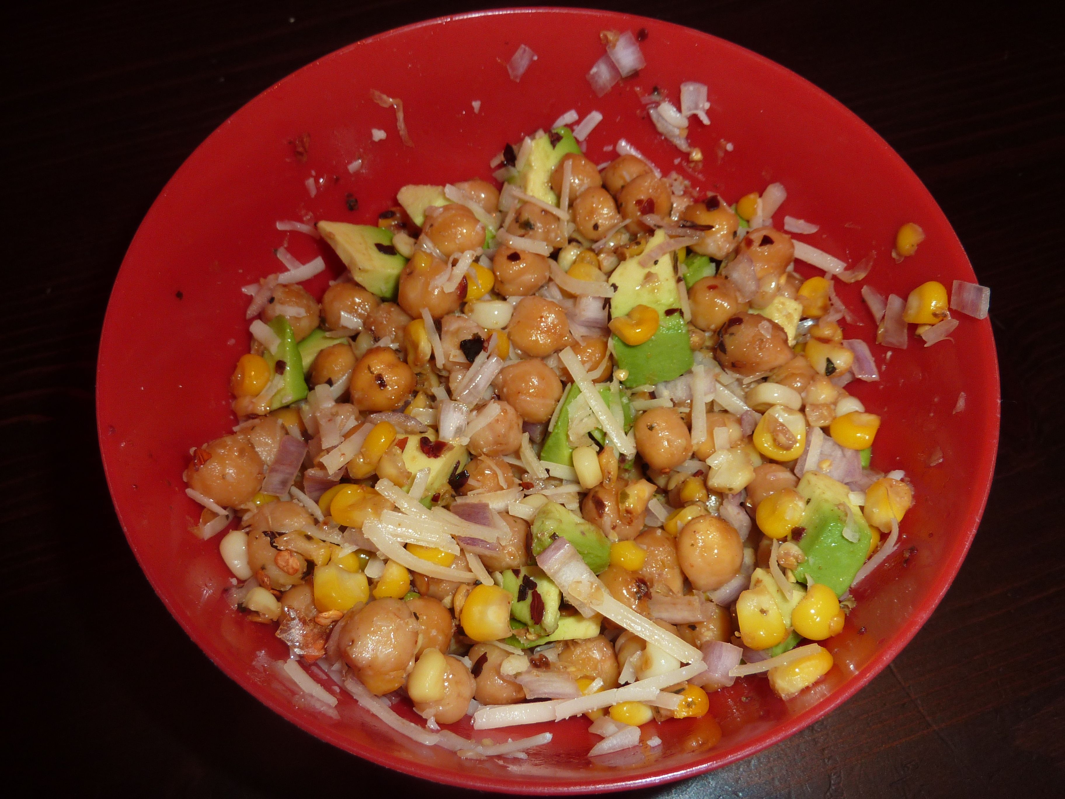 Roasted Corn and Chickpea Salad