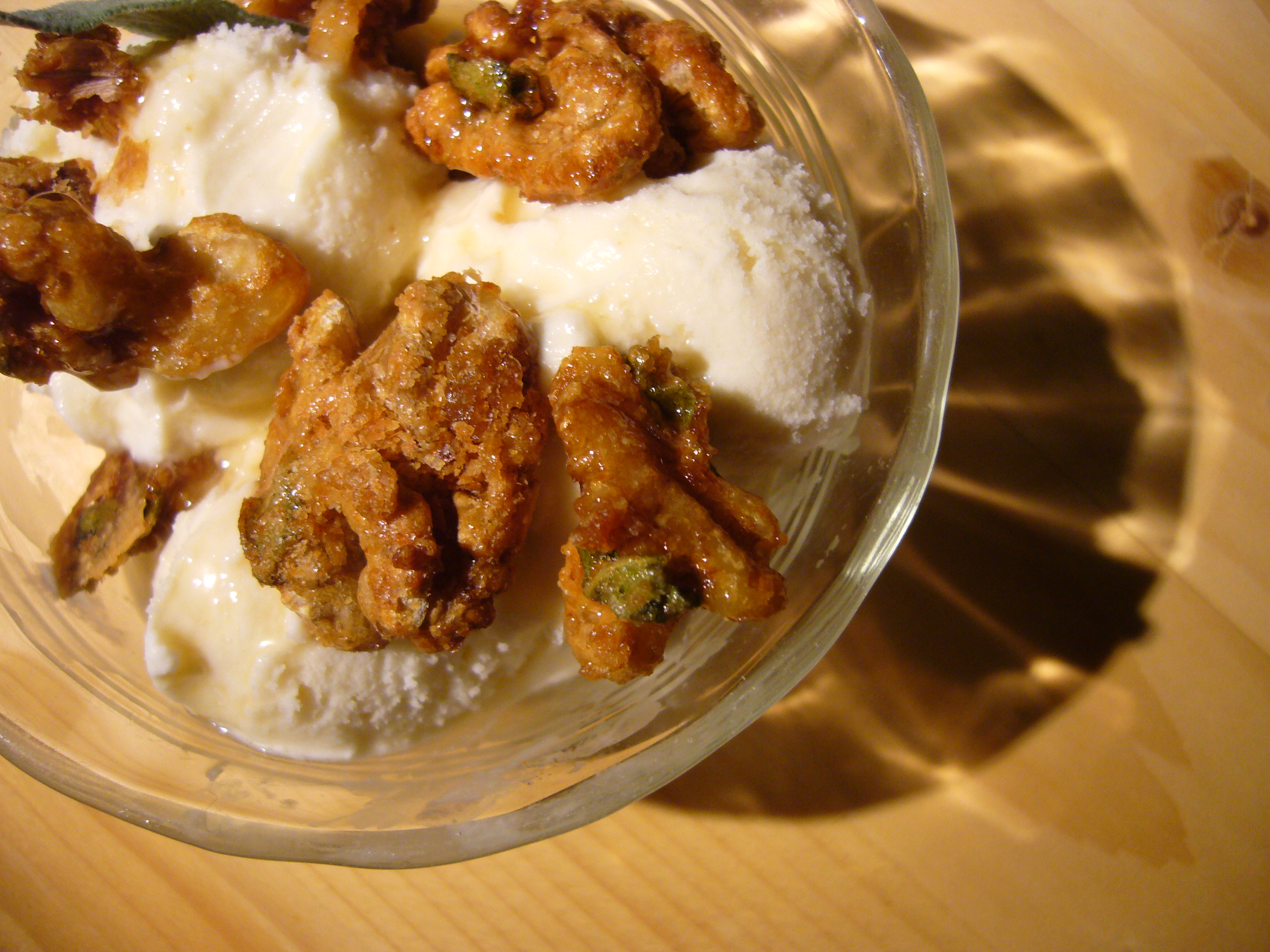 MapleSage Ice Cream with MapleSage Sugared Walnuts Recipe on Food52