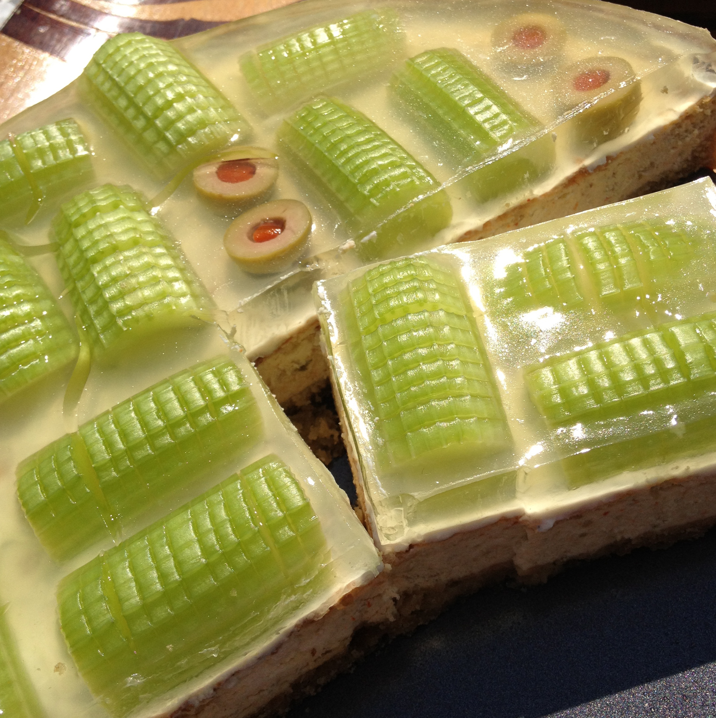 Celery Cheese Pie w/ Lemon Aspic on Thyme Crust Recipe on Food52