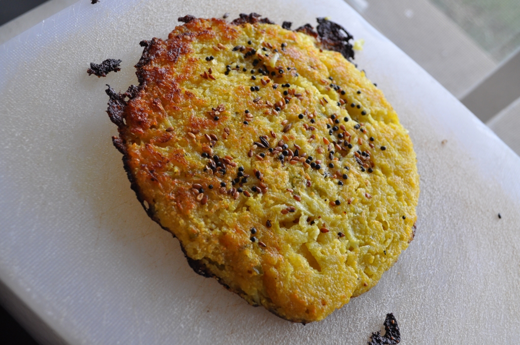 Savory Lentil Cakes or Pancakes recipe on