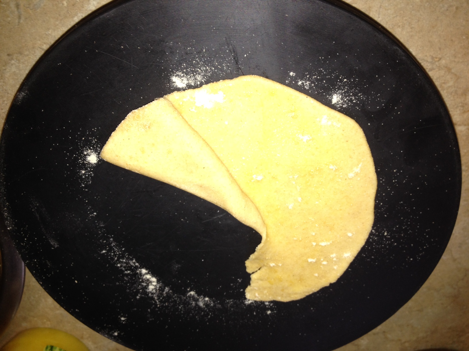 Scallion and Potato stuffed Bread Alu Parantha recipe on