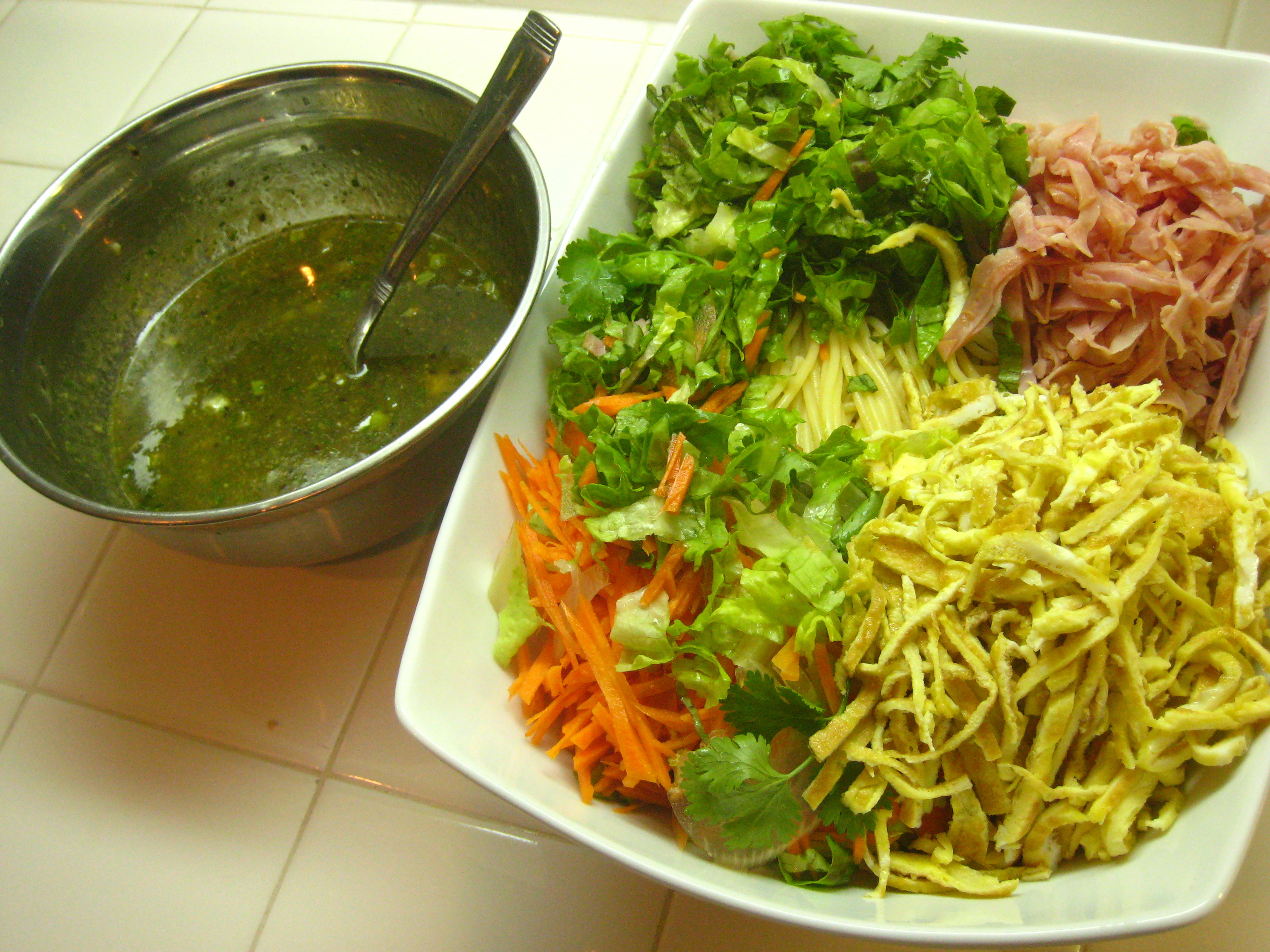 Korean cold noodle salad Recipe on Food52