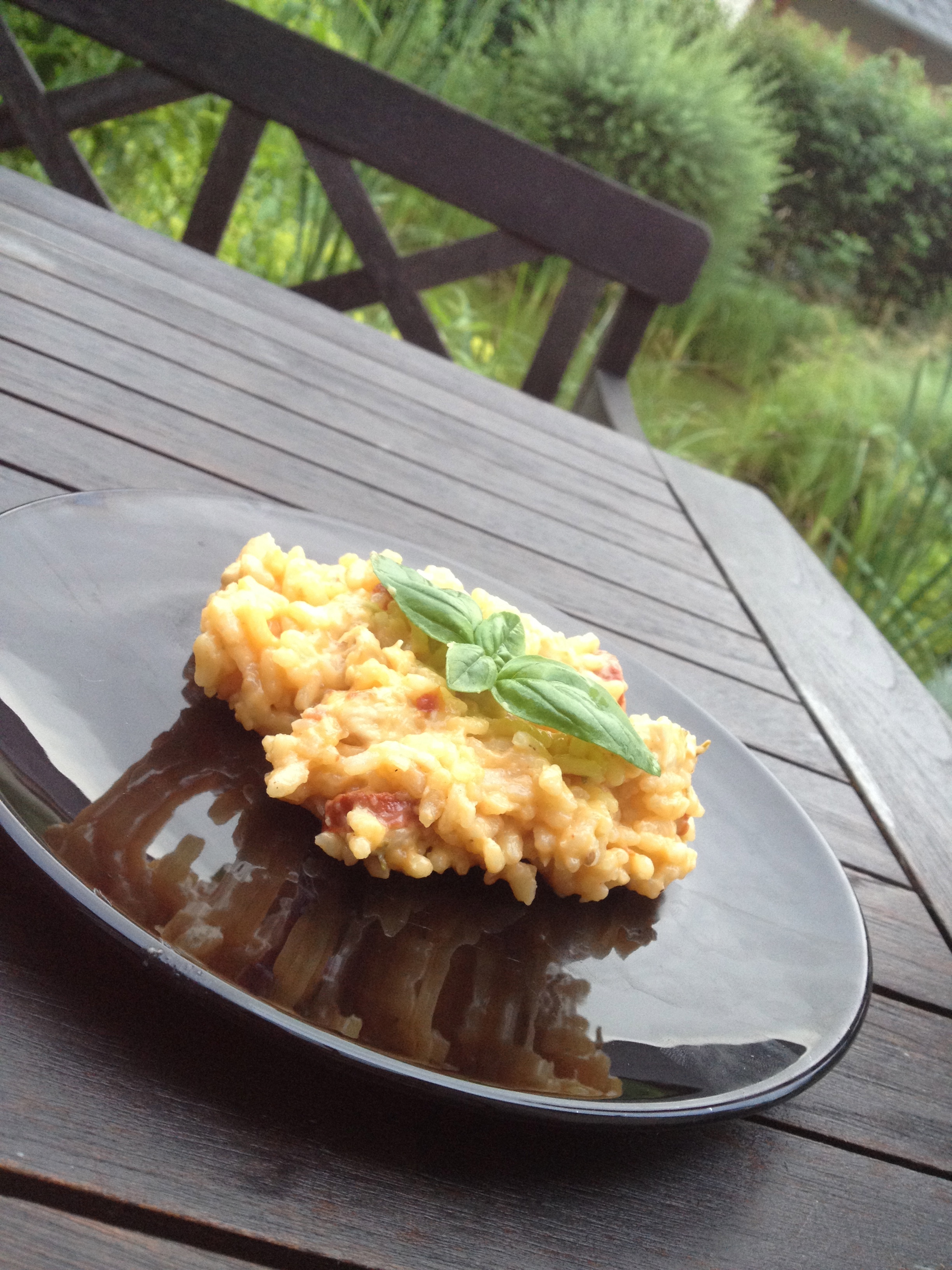 Chorizo and chicken risotto