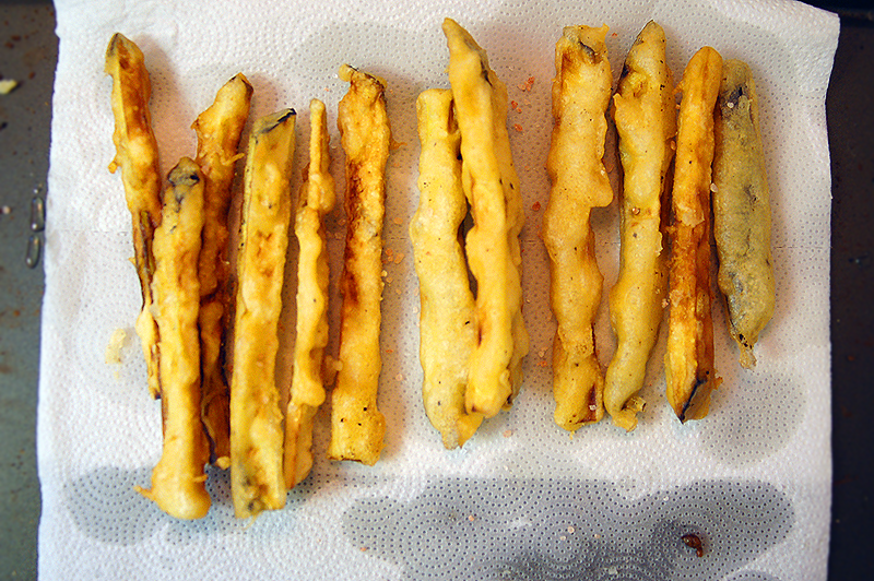 Rockin' Tempura Eggplant Fries