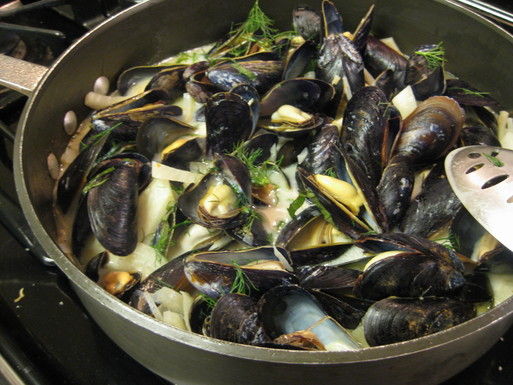 Mussels with Fennel and Coconut