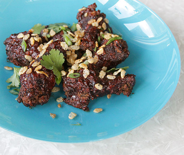 Korean Style Crispy Rice Chicken Wings Recipe on Food52