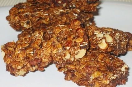 Triple Nut Chocolate-Espresso Bars