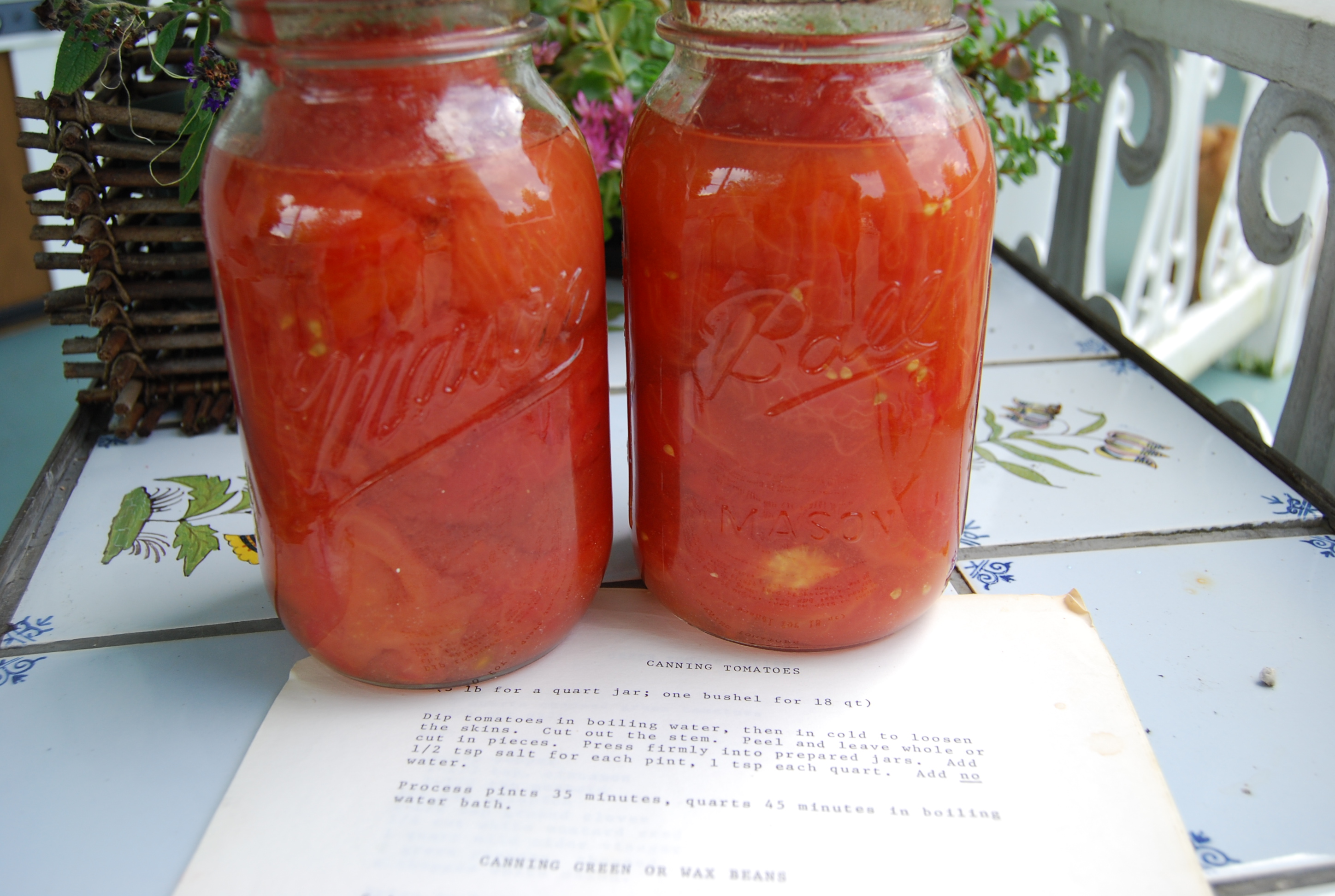 Grandma's Canned Tomatoes recipe on