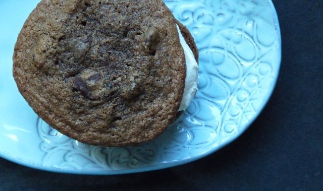Espresso Chocolate Chip Ice Cream Sandwiches