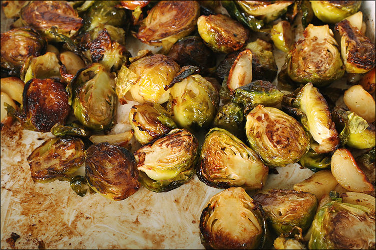 Balsamic Roasted Brussels Sprouts