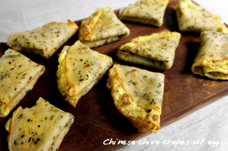 Taiwanese egg crepe