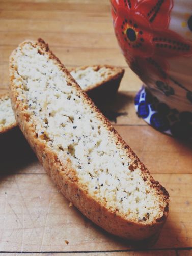 Lemon Poppy Seed Biscotti