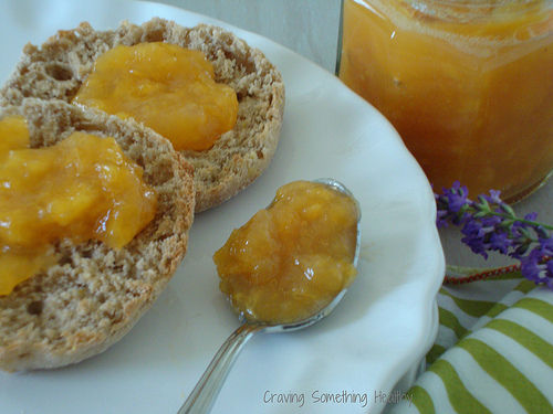 Peach Jam with Lavender and Honey