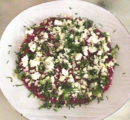 Sweet & Spicy Roasted Beet Hummus