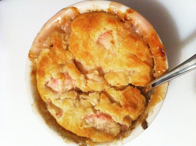 Cardamom White Peach Cobbler