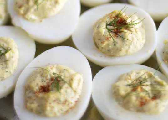 Angelic Deviled Eggs