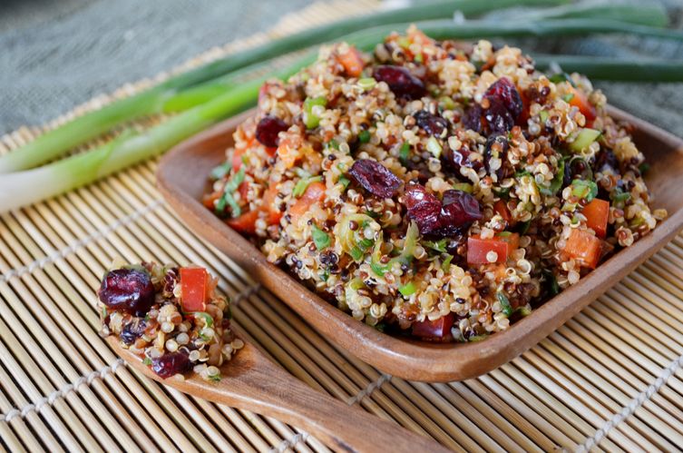 Lemon Cranberry Quinoa Salad