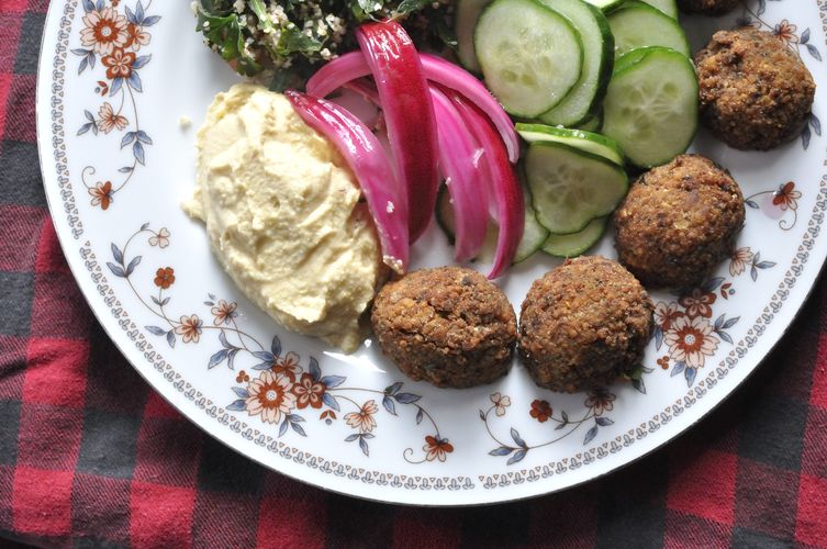 Falafel and Hummus Mezze Platter Recipe on Food52