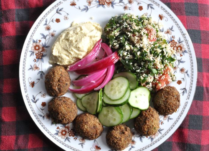 Falafel and Hummus Mezze Platter Recipe on Food52