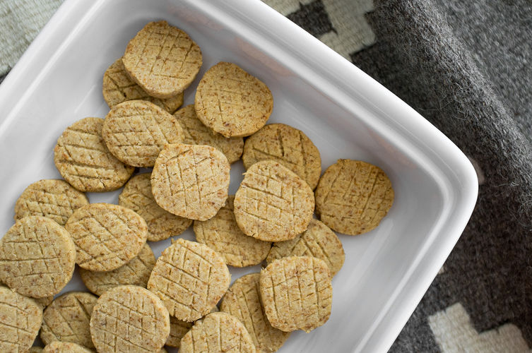 Double Toasted Coconut Oatmeal Shortbreads