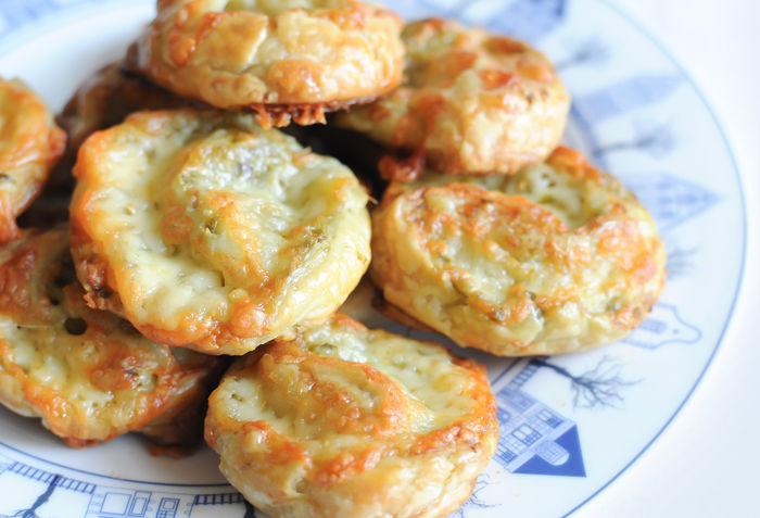 Cheese and Pestro Swirls