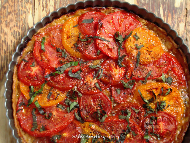 Summer Roasted Tomato Tart