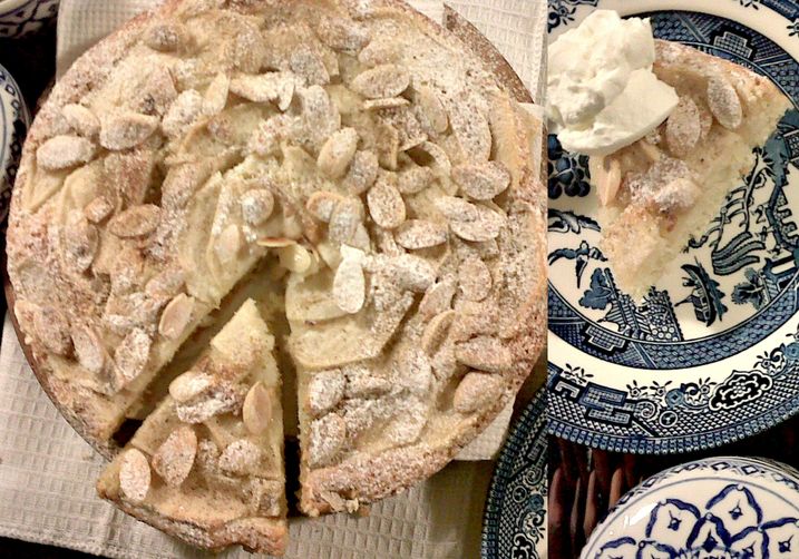 Apple-Almond Yoghurt Cake