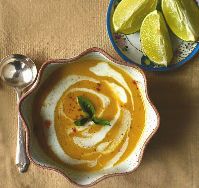 Thai Red Lentil Soup ~ Creamy Coconut Milk, Warm Spices & Lime