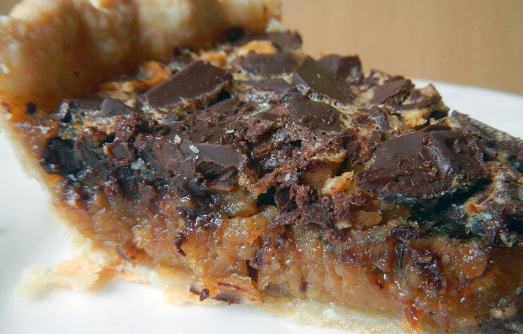 (Secret Breakfast) Chocolate Chunk Hazelnut Pie