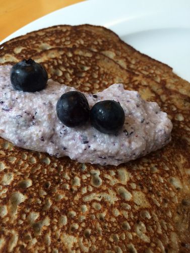 Blueberry creme spread/dip