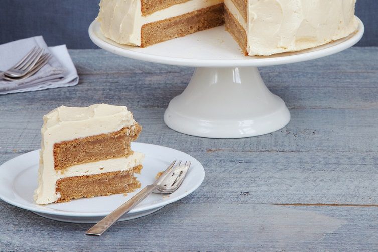 Milk Stout Cake with Malted Milk Buttercream