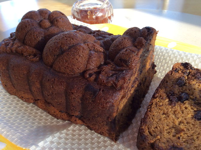 Dark Chocolate Chunk Pumpkin Bread