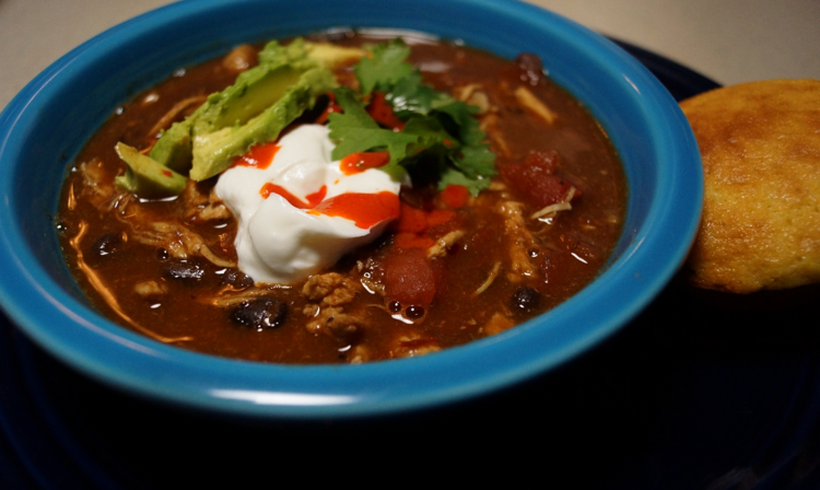 Smoky Chicken and Black Bean Chili