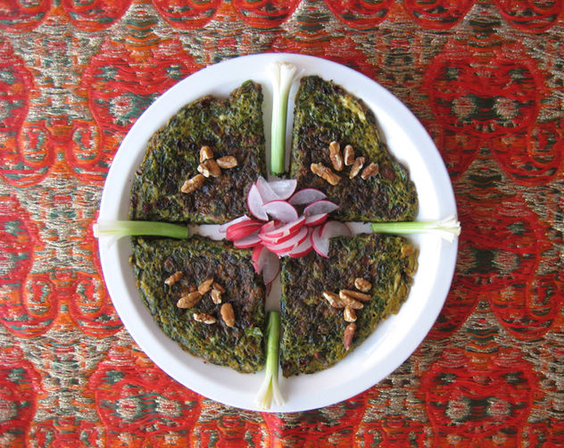 Kookoo Sabzi - Fresh Herb Kookoo