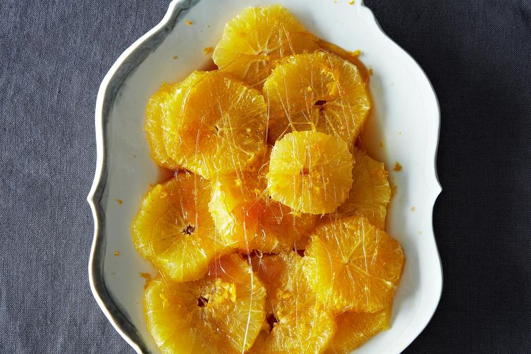 Chilled Oranges In Rum Caramel Syrup From Food52