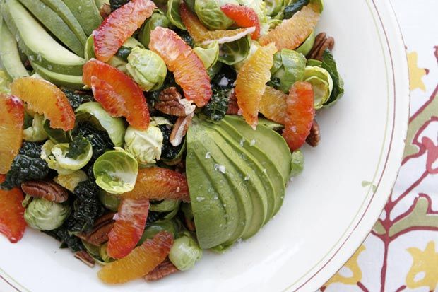 Raw Brussels Sprouts Salad with
