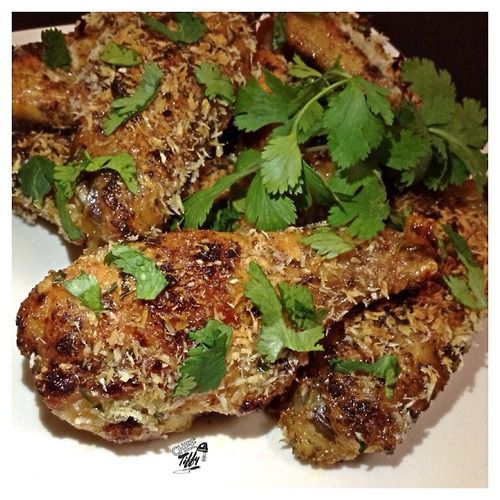 Coconut Cilantro Chicken Wings