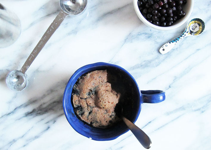 Blueberry Mug Cake