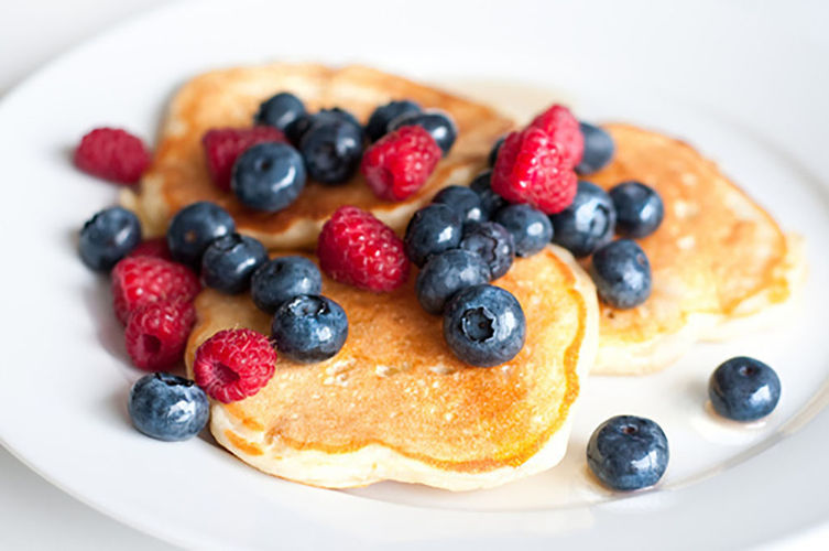 Whole Wheat Greek Yogurt Pancakes