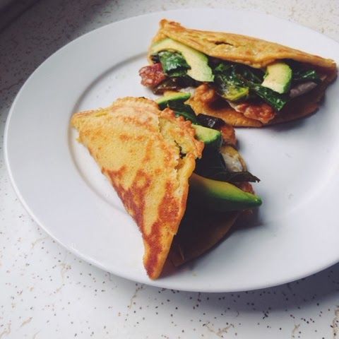 Vegan Chickpea Flour Omelette.