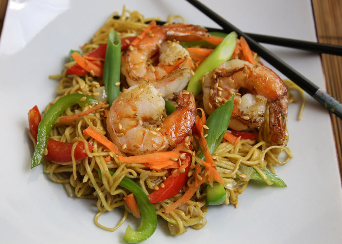 with ramen shrimp recipes Fry Japanese (or Ramen Stir Shrimp Style with Yakasobe(????)) Ebi(??)